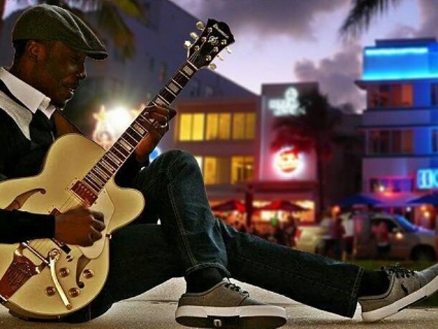 St. Louis guitarist Olufunsho Adeshina.