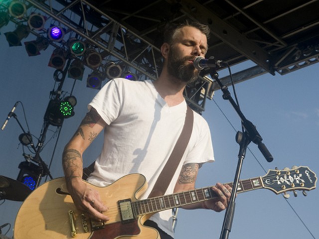 Lucero at LouFest. Check out our entire slideshow of LouFest Day One.