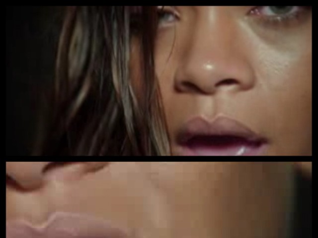 Stills from the "Stay" video