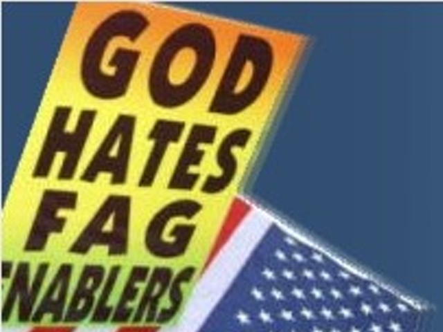 Oh, My GOD. Funeral Protests By Westboro Baptist Church Right-wingers Can Go On While America Goes to Hell