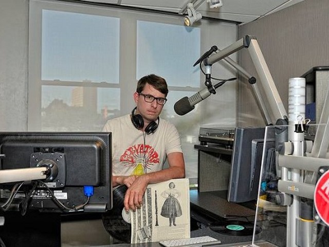 Chris Ward, broadcasting from KDHX