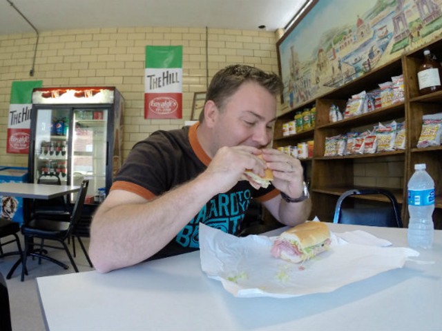 Justin Bruegenhemke is the king of the Hill — or at least its sandwich offerings.