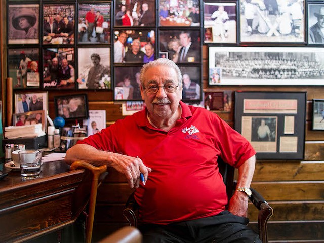 The eponymous Charlie Gitto is at home at his downtown restaurant.