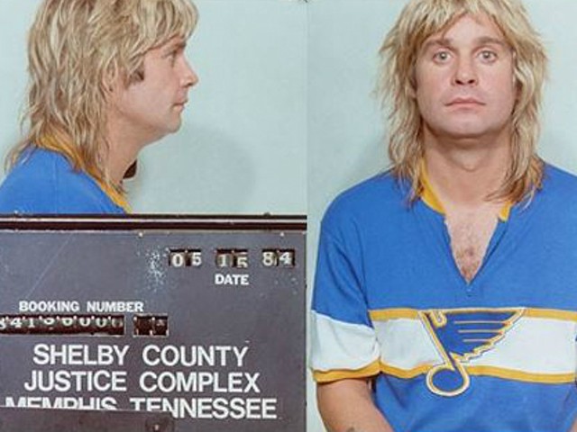 The Real Story Behind That Ozzy Osbourne Blues Jersey Mugshot