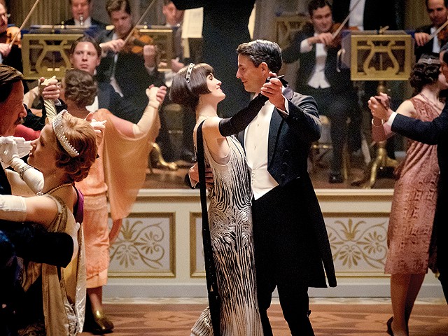 Lady Mary and Henry Talbot (Michelle Dockery and Matthew Goode) dance as only the comfortable can.