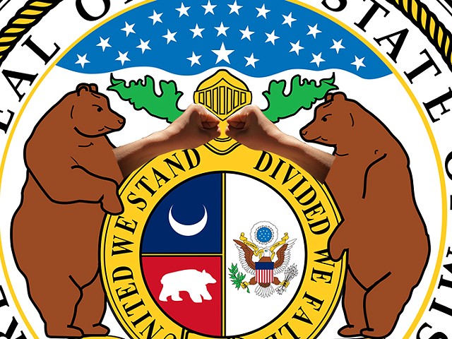 Missouri's great seal, updated per Pornhub data.
