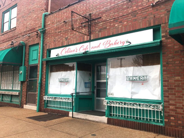 Colino's has closed, but signs in the windows tease that "something amazing" is "happening."