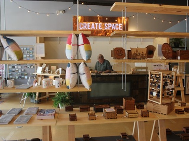 Located in the heart of the Loop, Create Space hosted 22 artists and craft makers.