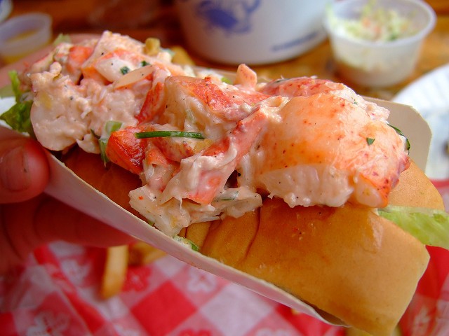 A Maine-style lobster roll is just one of 50 delicacies on offer at Flavor Nation.