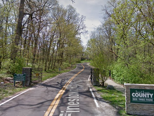 A right foot was discovered in Bee Tree County Park, St. Louis County Police say.