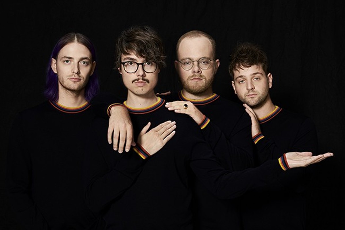 Eric Armbruster, second from left, has led Joywave since its inception in 2010.