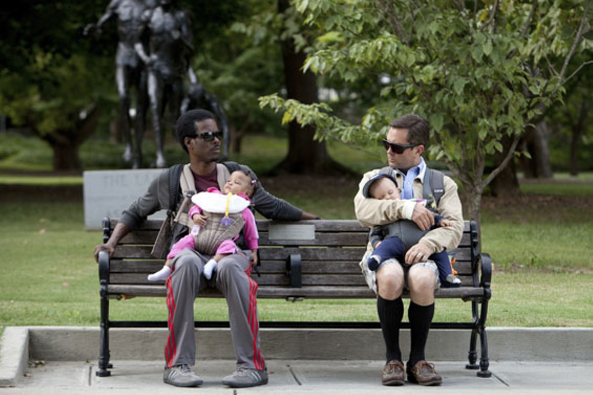 Chris Rock and Tom Lennon in What to Expect When You're Expecting.