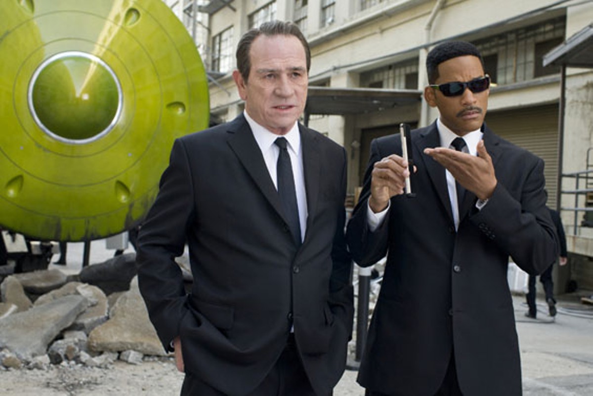 Black to the future: Tommy Lee Jones and Will Smith in Men in Black 3.