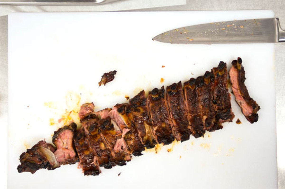 A slab of ribs at BBQ ASAP. Slideshow: Inside BBQ ASAP on Manchester