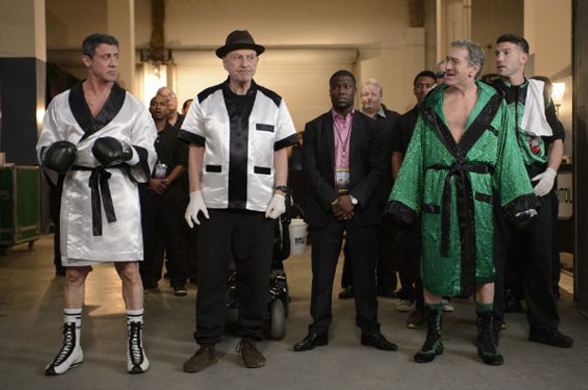 Still of Robert De Niro, Sylvester Stallone, Alan Arkin and Kevin Hart in Grudge Match.