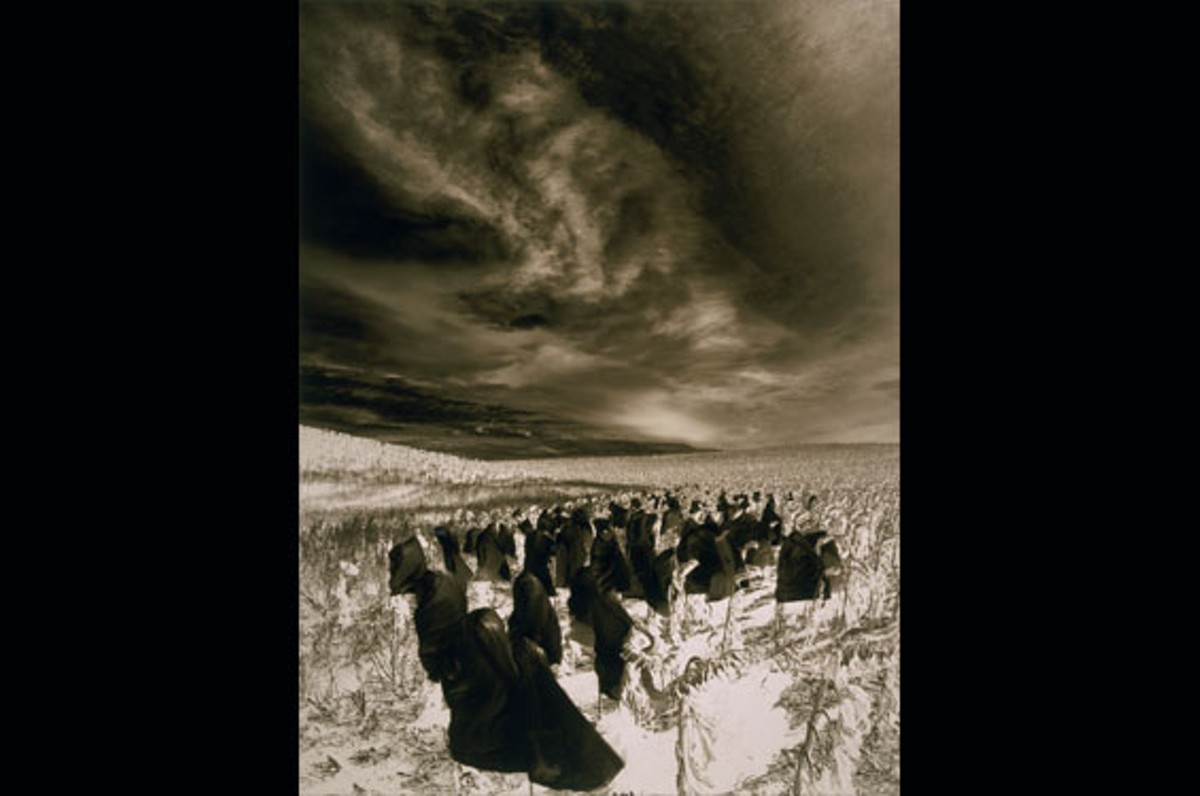 DoDo Jin Ming, Behind My Eyes &mdash; 2nd Movement, Plate VII, diptych, ed. 1/10, 2004. Digital C-print. Collection of the Museum of Contemporary Religious Art.