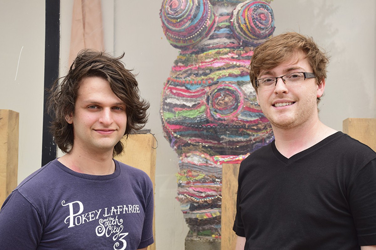 Westminster Press co-founders Tucker Pierce, left, and Nicholas Curry, right.