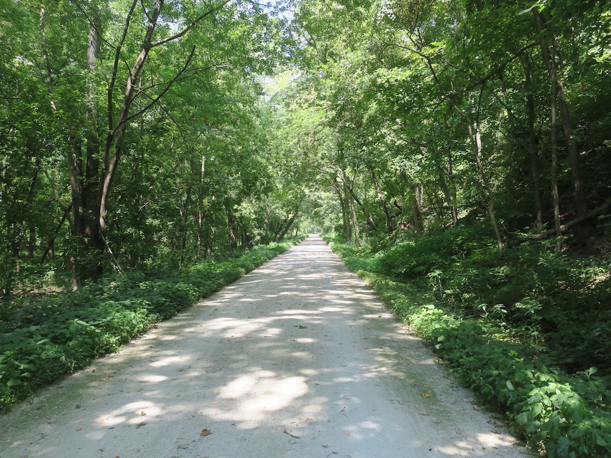 Enthusiasts of the Katy Trail, shown, are livid about the University of Missouri's plans to sell the Missouri Bluffs.