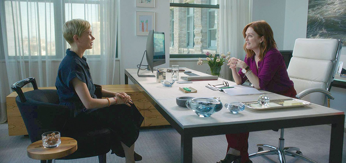 Michelle Williams and Julianne Moore in After the Wedding.