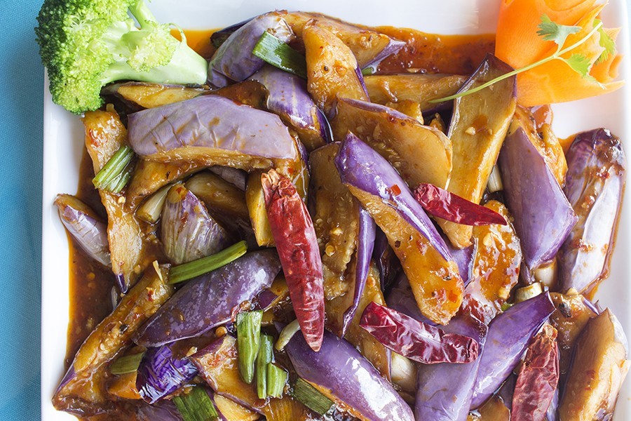 "Yushiang Eggplant" is one of the highlights of Webster Wok's secret menu.