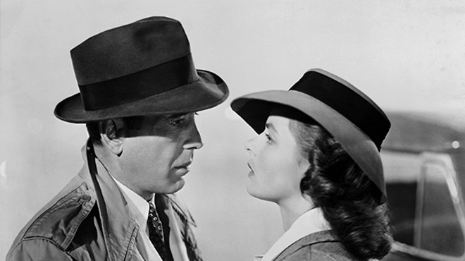 The problems of these two "little people don't amount to a hill of beans in this crazy world." We still can't stop watching. Catch Casablanca on the big screen Sunday and Wednesday.