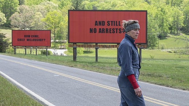 Mildred Hayes (Frances McDormand) is a woman on a mission.