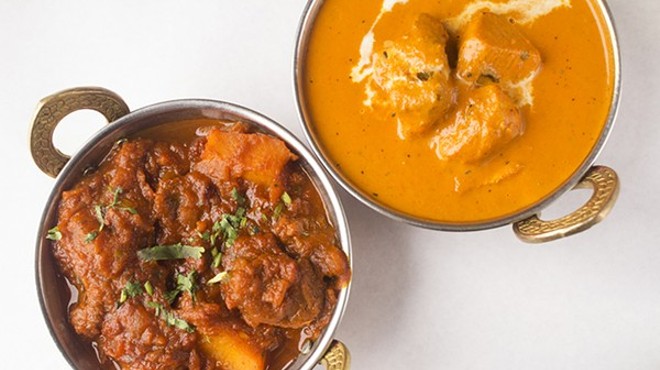 Lamb vindaloo and chicken tikka masala show the kitchen's expertise with Indian classics.