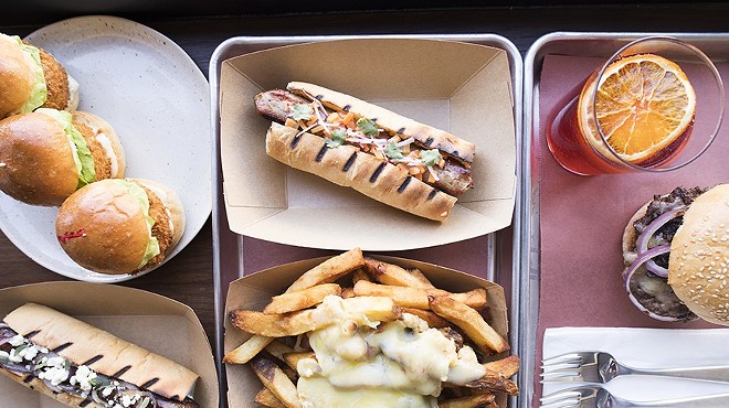 Frankly on Cherokee specializes in sausages, but it does many other things as well, including some of the best fries in town.