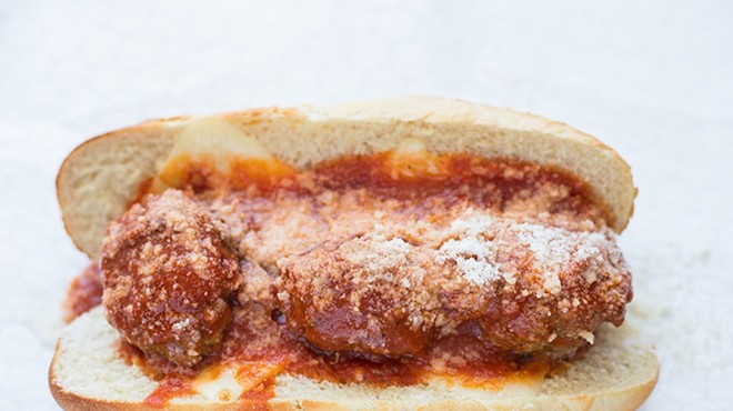 Parm's meatball sandwich is perfection of the form.