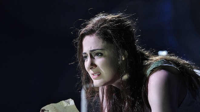 The agony of Violetta (Sydney Mancasola) is the audience's ecstasy in Opera Theatre St. Louis' La Traviata.