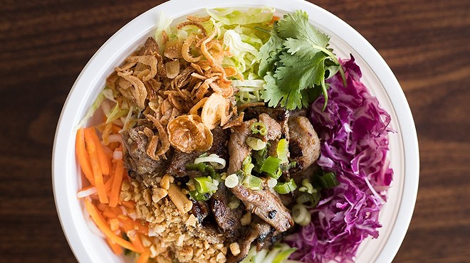 DD Mau's vermicelli bowls can be customized with your choice of protein and sauce.