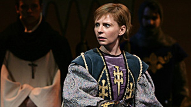 Tarah Flanagan as Saint Joan.
