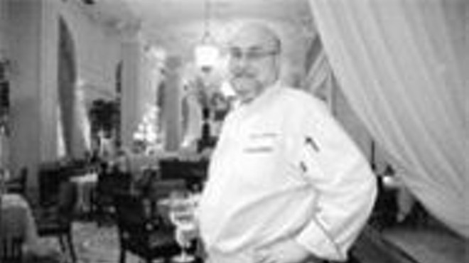 His name is Larry Forgione, he's the executive chef at  
    An American Place, and he wants you to come to 
    dinner.