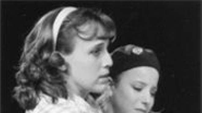 Try a little Tenderness: Pamela Reckamp (left) 
    and Sarah Wolff (right) must endure an abusive home 
    life.