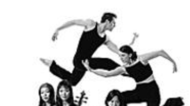 Above: Members of Parsons Dance Company. Below: 
    The Ahn Trio.