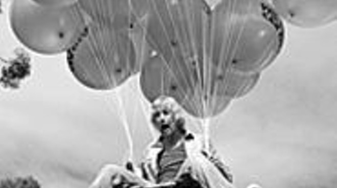 Whee! Rhys Ifans takes to the sky as Danny 
    Deckchair.