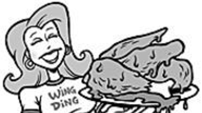 The wing's the thing at the big Wing Ding.