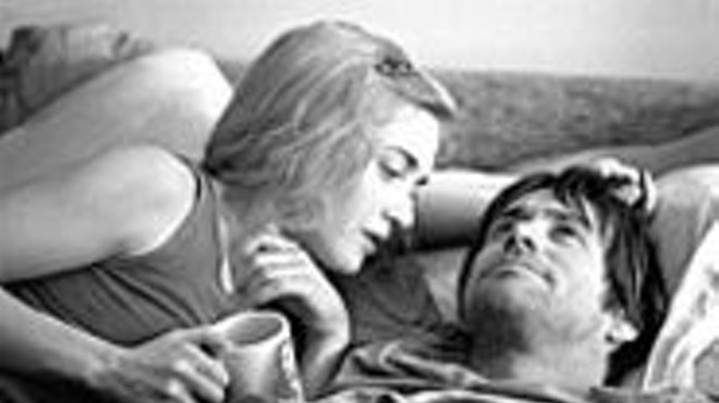 Don't I know you? Kate Winslet ponders Jim Carrey's 
    Spotless Mind.