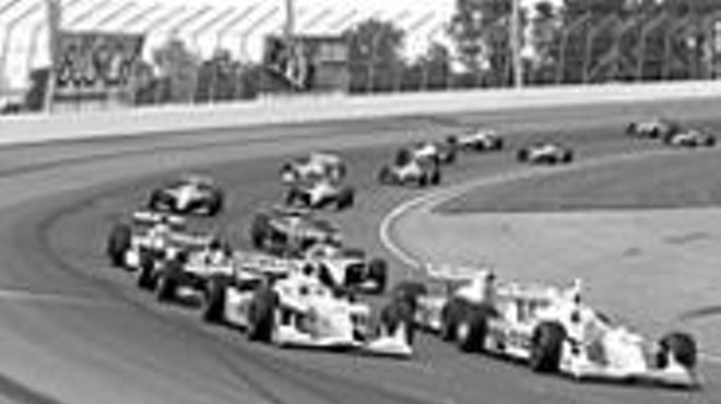 Formula One action at the Emerson IRL 250 at Gateway Intl. Raceway
