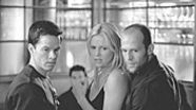 Mark Wahlberg, Charlize Theron and Jason Statham in The Italian Job 