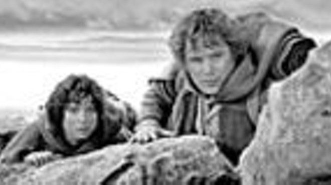 Elijah Wood and Sean Astin in The Lord of the Rings: The Two Towers
