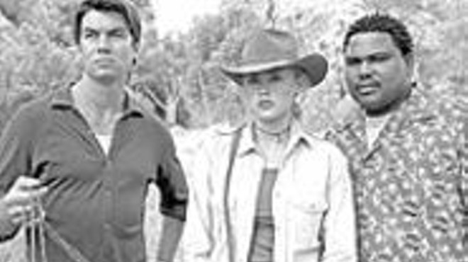 Jerry O'Connell, Estella Warren and Anthony Anderson in Kangaroo Jack