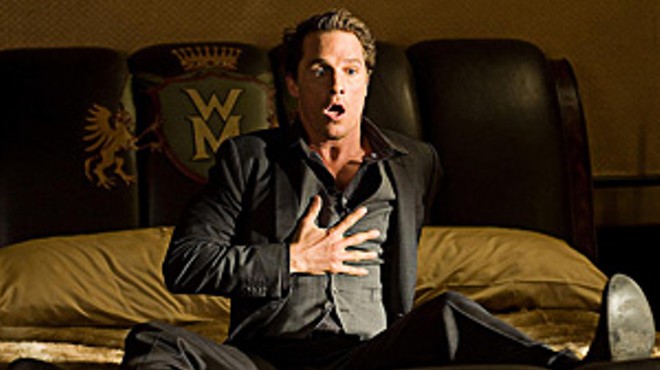 Scared single: Matthew McConaughey as Connor Mead in Ghosts of Girlfriends Past.