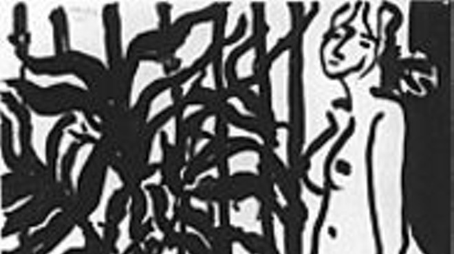 Henri Matisse, Standing Nude, Black Fern, 1948, brush and ink on paper