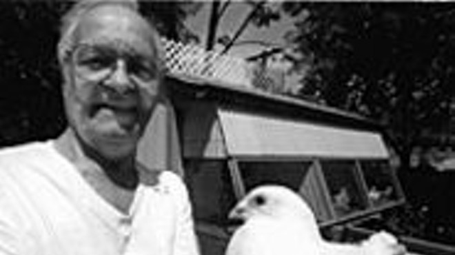 Henry Marganski is attached to his birds: "I grieve for every one I lose."