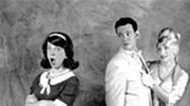 From left, Leslie Lorusso, Thom Christopher Warren and Judi Mann in How to Succeed in Business Without Really Trying
