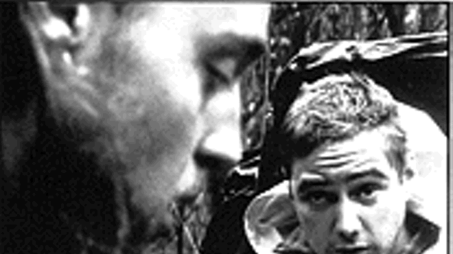 Joshua Leonard and Michael Williams in The Blair Witch Project, the scariest horror picture of the '90s