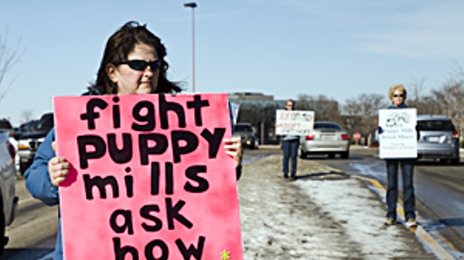 Janet Banks organizes weekly protests outside of Chesterfield Mall.