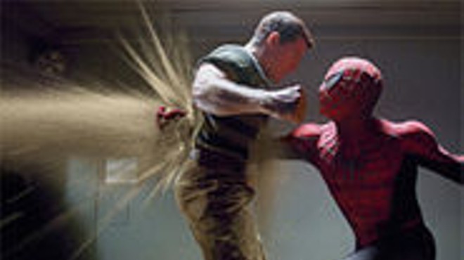 It's about this easy to punch through Spider-Man 3's plot, too. Sigh.