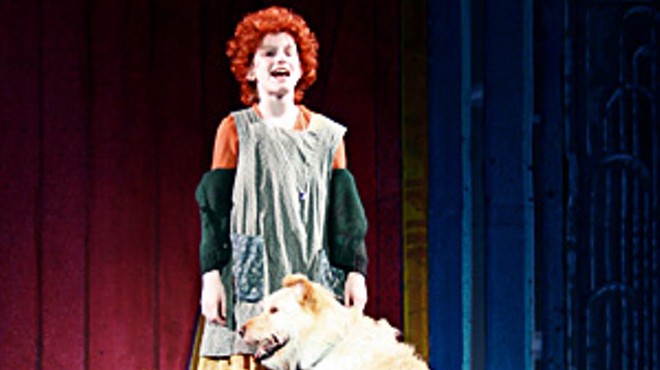 Abigail Isom stars in the Muny's Annie.